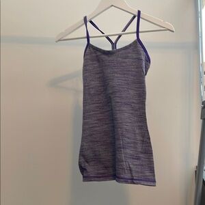 Lululemon Purple Strappy Tank Top